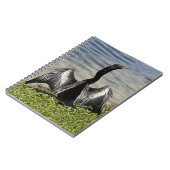 Anhinga Bird-Notebook Notizblock (Linke Seite)