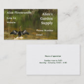 Anhinga in den Everglades - Visitenkarte (Vorne/Hinten)