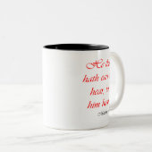 Anhörung glaubt zweifarbige tasse (VorderseiteRechts)