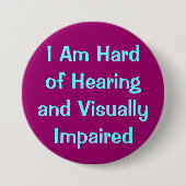 Anhörung und Vision Button (Vorderseite)