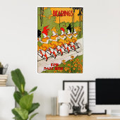 Anhörungen 1896 ~ Vintage Fahrradwerbung Poster (Heimbüro)