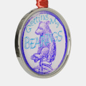 "Anhörungen" Silbernes Ornament (Rechts)