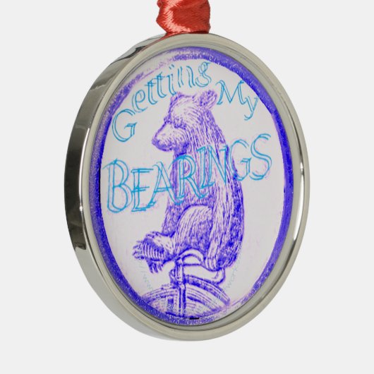 "Anhörungen" Silbernes Ornament (Rechts)