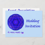 Ani L'dodi... Hochzeit Einladung (Vorne/Hinten)