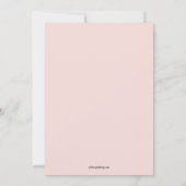 Ani L'Dodi - Rose - Einladung zur Hochzeit (Rückseite)