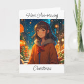 Ani mazing Christmas Anime Pun Karte (Vorderseite)