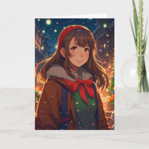 Ani-mazing Weihnachten   Winternacht Karte