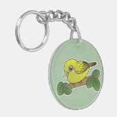 Anianiau Hawaii Forest Bird Schlüsselanhänger (Vorderseite links)