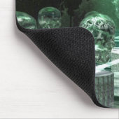 Anicent Mayan Ritual 13 Crystal Skulls Mousepad (Ecke)