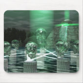 Anicent Mayan Ritual 13 Crystal Skulls Mousepad (Vorne)