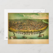 anicke’s map of St Louis (1859) Postkarte (Vorne/Hinten)