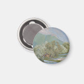 Aniene River Atemberaubende Jugendstil-Landschaft Magnet (Vorderseite/Rückseite)