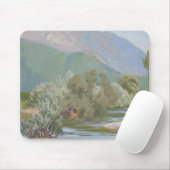 Aniene River Atemberaubende Jugendstil-Landschaft Mousepad (Mit Mouse)