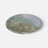 Aniene River Atemberaubende Jugendstil-Landschaft Pappteller (Schrägansicht)