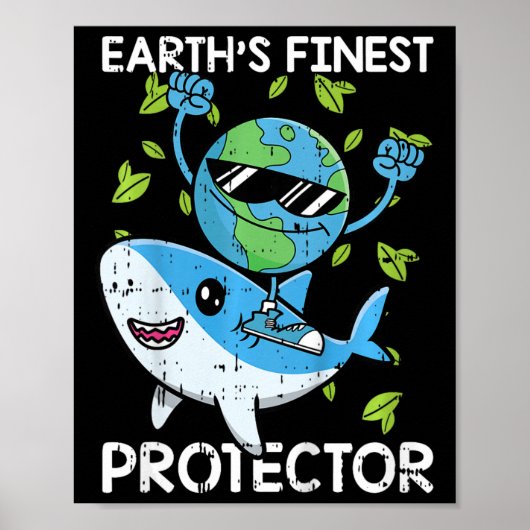 Anim zum Schutz des Planeten Erde Poster (Vorne)