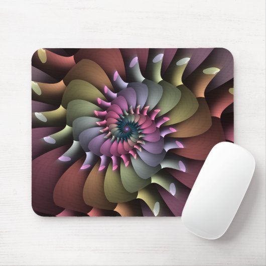 Anima Aura Abstrakte Spirale Mousepad (Mit Mouse)