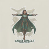 “Anima Oracle Warrior | Mystic Protector Fantasy Aufkleber (Vorderseite)