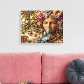 Anima Siciliana Leinwanddruck (Insitu (Wohnzimmer))
