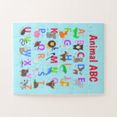 Animal ABC Design Jigsaw Puzzle (Horizontal)