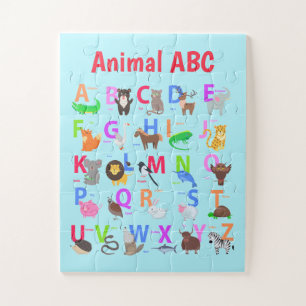 Animal ABC Design Jigsaw Puzzle
