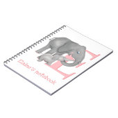 Animal ABC E ist für Elefantenheft Notizblock (Linke Seite)