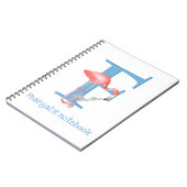 Animal ABC F ist für Flamingo-Notizbuch Notizblock (Linke Seite)