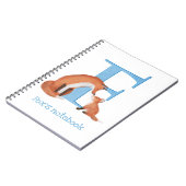 Animal ABC F ist für Fuchsheft geeignet Notizblock (Linke Seite)