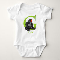 Animal ABC G ist ein Baby-Bodysuit für Gorilla