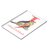 Animal ABC J ist für Jackentelefon Notizblock (Linke Seite)