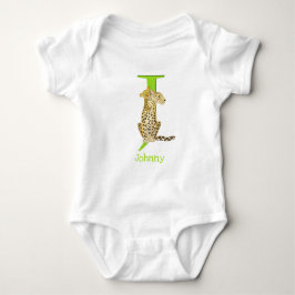 Animal ABC J ist für Jaguar Baby Bodysuit Baby Strampler