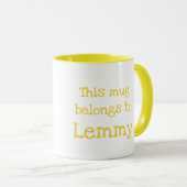 Animal ABC L is for llama mug Tasse (VorderseiteRechts)