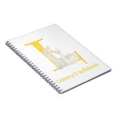 Animal ABC L ist für Lamakobheft Notizblock (Rechte Seite)