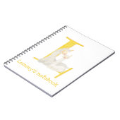 Animal ABC L ist für Lamakobheft Notizblock (Linke Seite)