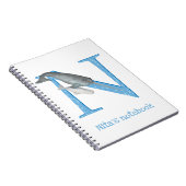 Animal ABC N ist für Narkalnotebook Notizblock (Rechte Seite)