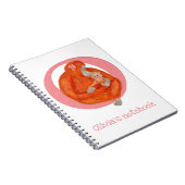 Animal ABC O ist für Orang-Utan-Notizbuch geeignet Notizblock (Rechte Seite)