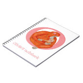 Animal ABC O ist für Orang-Utan-Notizbuch geeignet Notizblock (Linke Seite)