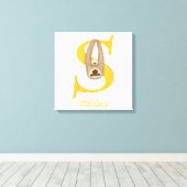 Animal ABC S ist für Leinwand-Druck geeignet Leinwanddruck (Insitu (Holzboden))