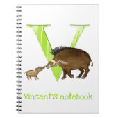 Animal ABC V ist für Visayan Warcraft Notizblock (Vorderseite)