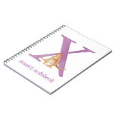 Animal ABC X ist für Xerus-Notizbuch geeignet Notizblock (Linke Seite)