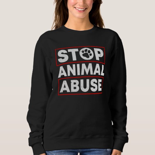 Animal Activist Rescue Animals Conservation Rights Sweatshirt (Vorderseite)