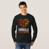 Animal Activist Rescue Animals Conservation Rights T-Shirt (Vorne ganz)