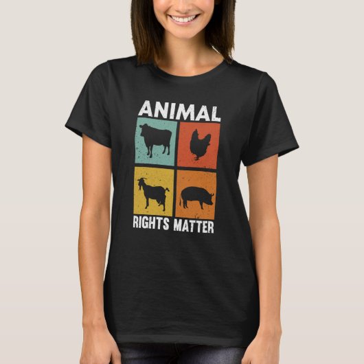 Animal Activist Rescue Animals Conservation Rights T-Shirt (Vorderseite)