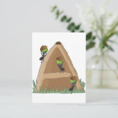 Animal Alphabet Anthill Postkarte (Stehend Vorderseite)