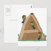 Animal Alphabet Anthill Postkarte (Vorne/Hinten)