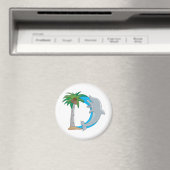 Animal Alphabet Dolphin Magnet (In Situ (Geschirrspüler))