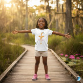 Animal Alphabet F für Flamingo Baby T-shirt