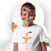 Animal Alphabet F für Flamingo Baby T-shirt