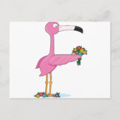 Animal Alphabet Flamingo Postkarte (Vorderseite)
