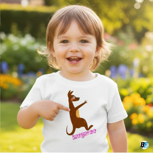 Animal Alphabet K für Kangaroo Baby T-shirt