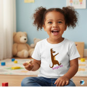 Animal Alphabet K für Kangaroo Baby T-shirt